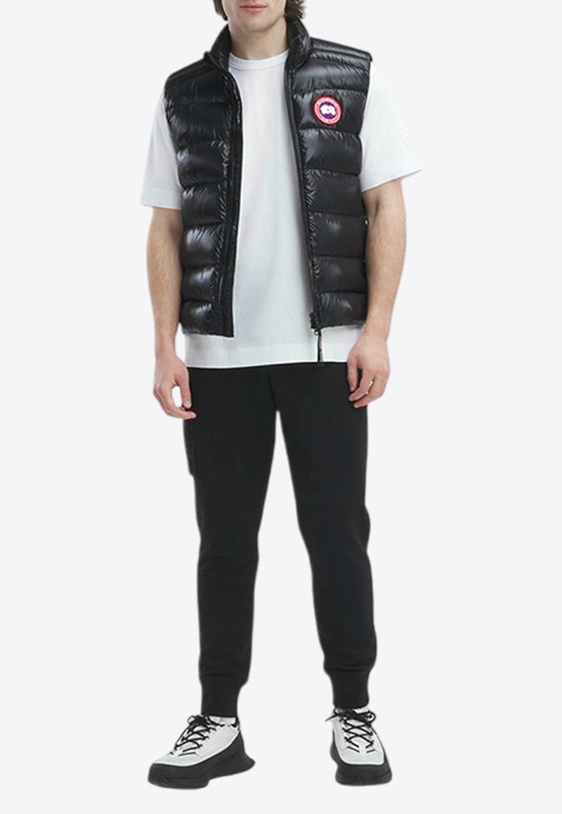 Canada Goose Crofton Logo Patch Down Vest Black 2229MBLACK