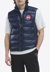 Canada Goose Crofton Logo Patch Down Vest Navy 2229MNAVY