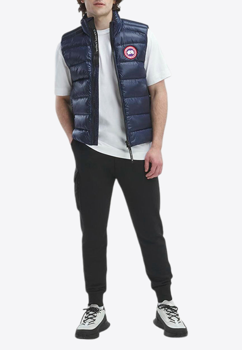 Canada Goose Crofton Logo Patch Down Vest Navy 2229MNAVY