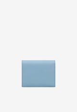 Salvatore Ferragamo French Bi-Fold Wallet in Grained Leather Sky Blue 22D780 154 774982 SKY BLUE