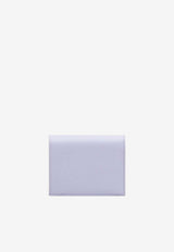 Salvatore Ferragamo French Bi-Fold Wallet in Grained Leather Lavender 22D780 154 774983 NEW LAVANDER