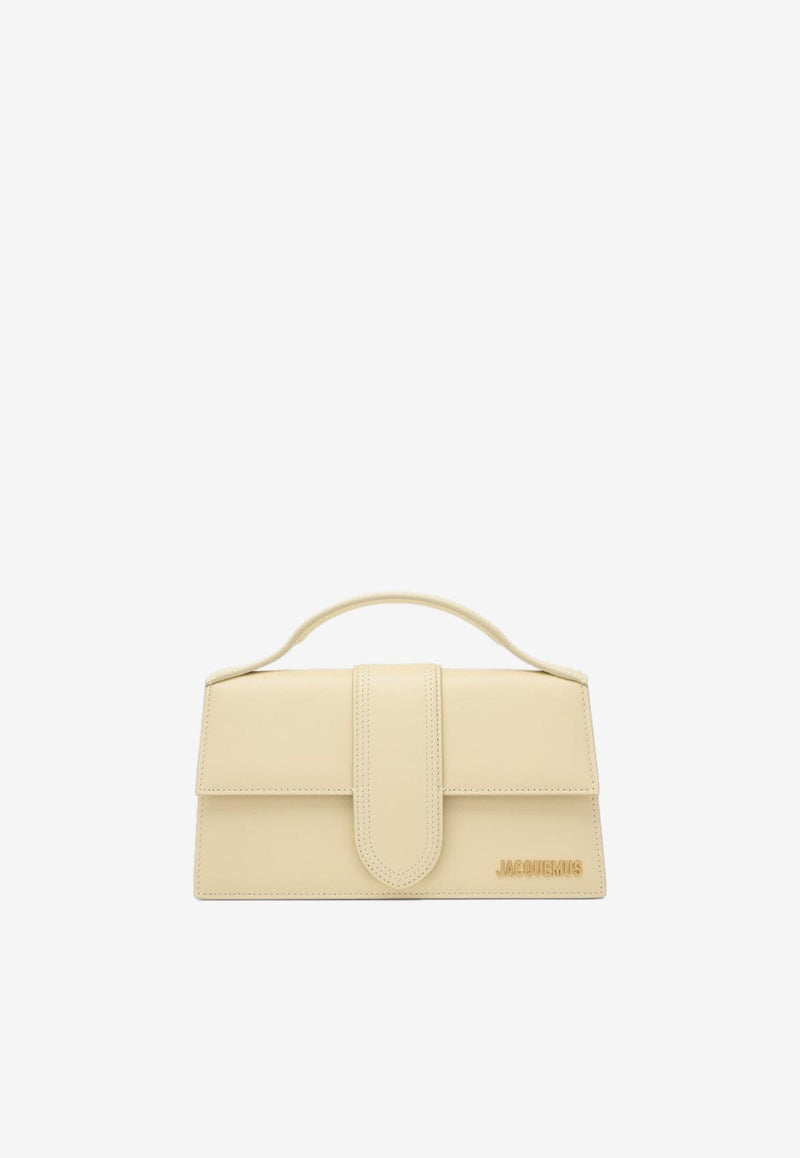 Jacquemus Le Grand Bambino Leather Handbag Ivory 22HBAW00007AC01C02/R_JACQM-120