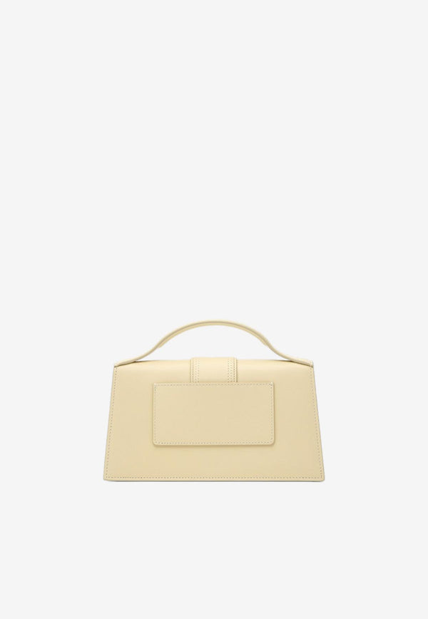 Jacquemus Le Grand Bambino Leather Handbag Ivory 22HBAW00007AC01C02/R_JACQM-120