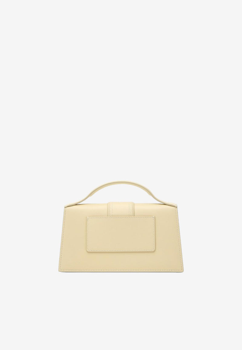 Jacquemus Le Grand Bambino Leather Handbag Ivory 22HBAW00007AC01C02/R_JACQM-120