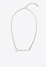 Jacquemus Logo Integrated Necklace Gold 22HJWW00333AOT4005/R_JACQM-280
