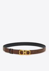 Salvatore Ferragamo Reversible Gancini-Buckle Leather Belt Brown 230283 DONNA H25 764083 COCOA BROWN