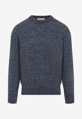 Knitted Alpaca-Blend Sweater