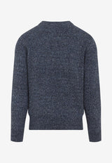 Knitted Alpaca-Blend Sweater