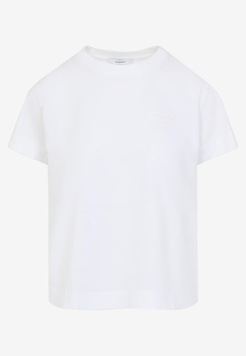 Logo-Embroidered Crewneck T-shirt