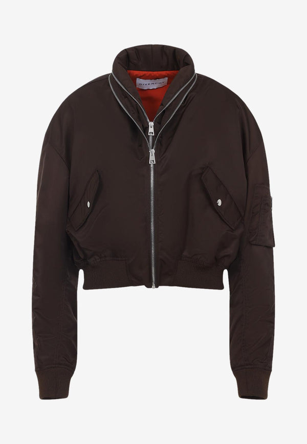 Double-Zip Bomber Jacket