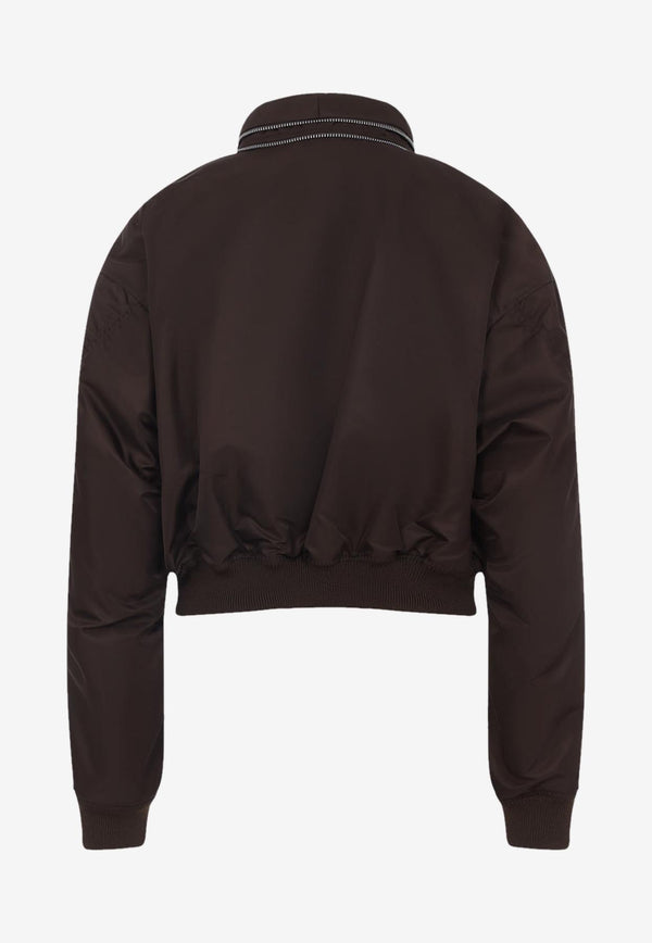 Double-Zip Bomber Jacket
