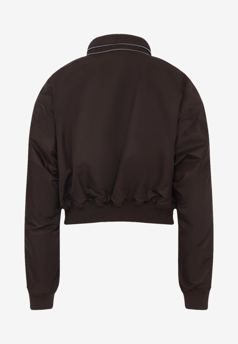 Double-Zip Bomber Jacket