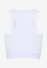 Logo Sleeveless Cropped Top