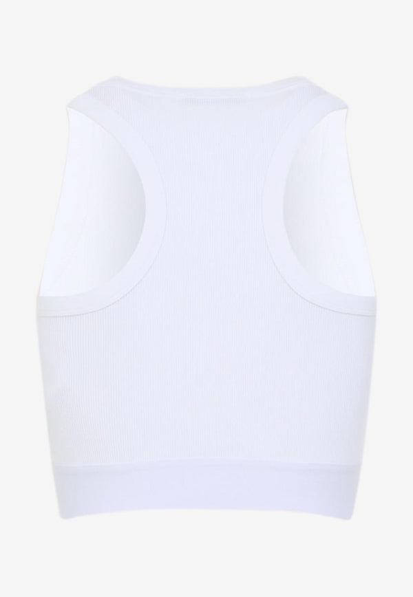 Logo Sleeveless Cropped Top