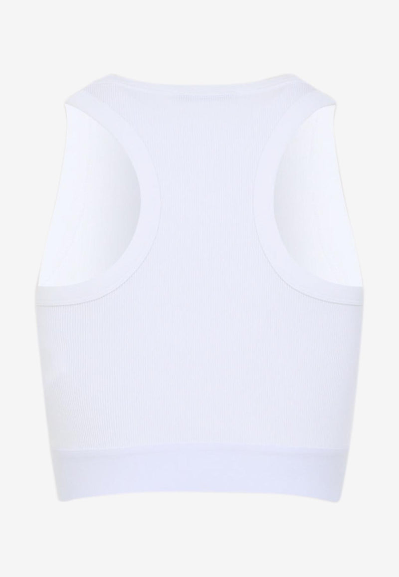 Logo Sleeveless Cropped Top