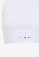 Logo Sleeveless Cropped Top