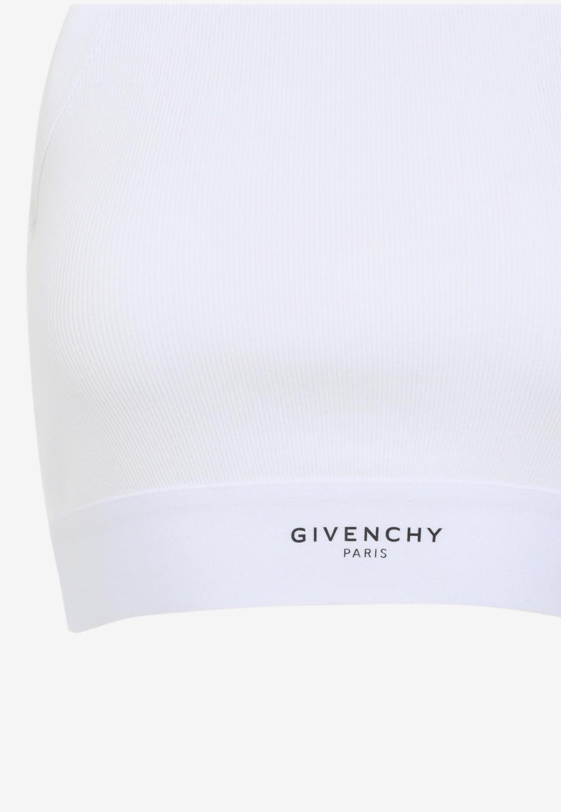 Logo Sleeveless Cropped Top