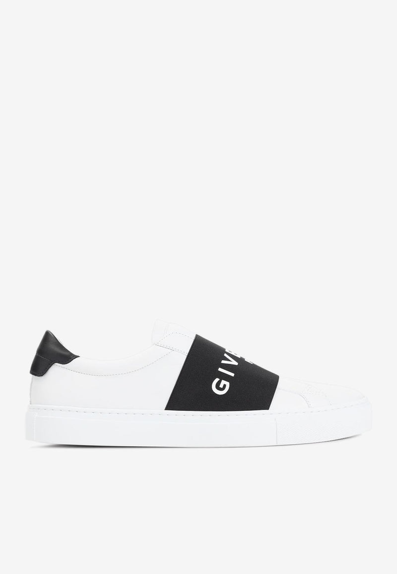 Logo Low-Top Sneakers in Calf Leather