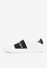 Logo Low-Top Sneakers in Calf Leather