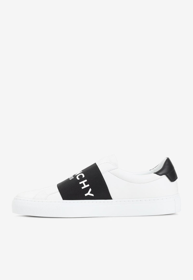 Logo Low-Top Sneakers in Calf Leather
