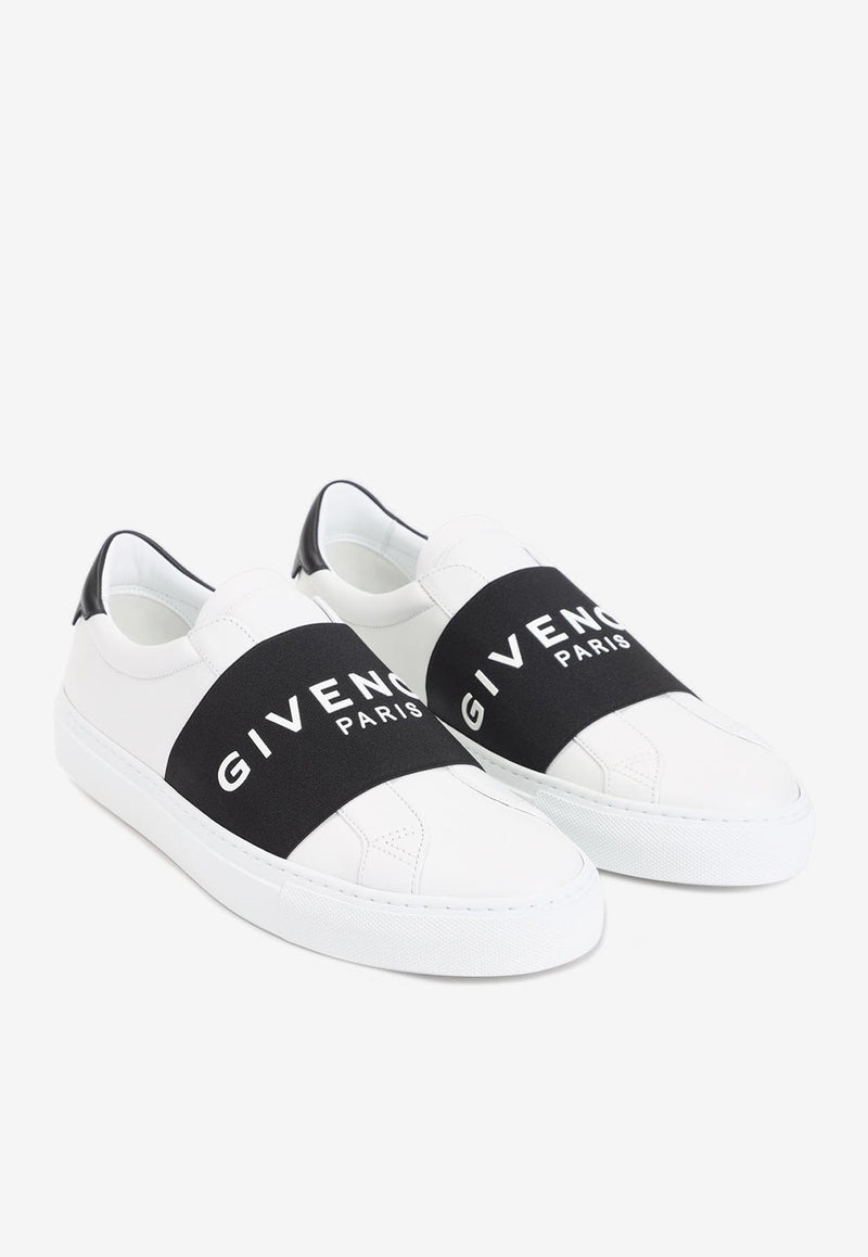 Logo Low-Top Sneakers in Calf Leather