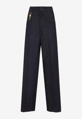 Key Charm Straight-Leg Jeans