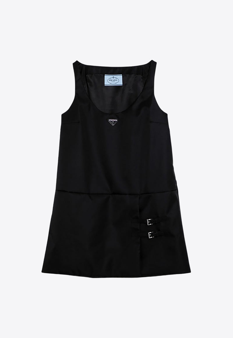 Prada Triangle Logo Camisole Mini Dress Black 230715OOO1WQ8/P_PRADA-F0002