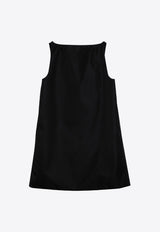 Prada Triangle Logo Camisole Mini Dress Black 230715OOO1WQ8/P_PRADA-F0002