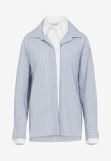 Double-Layer Striped Shirt