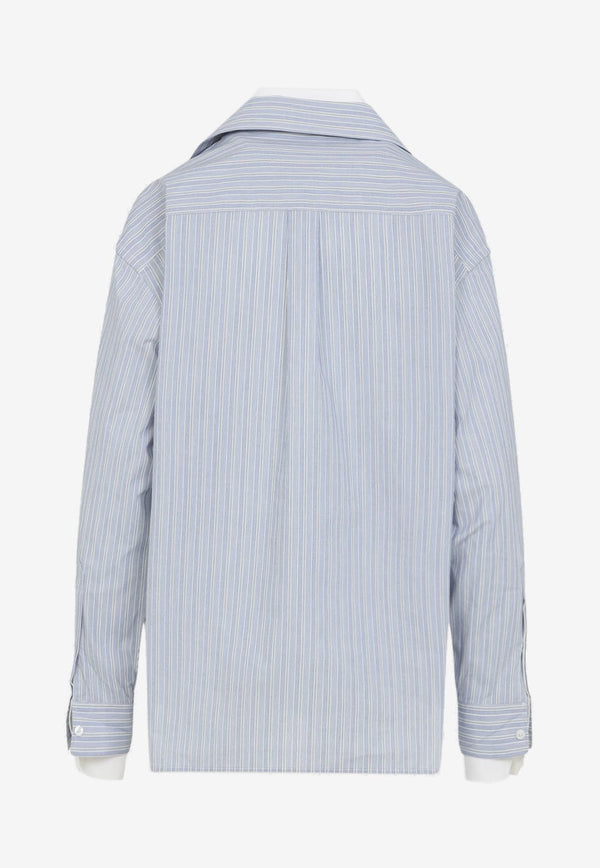 Double-Layer Striped Shirt