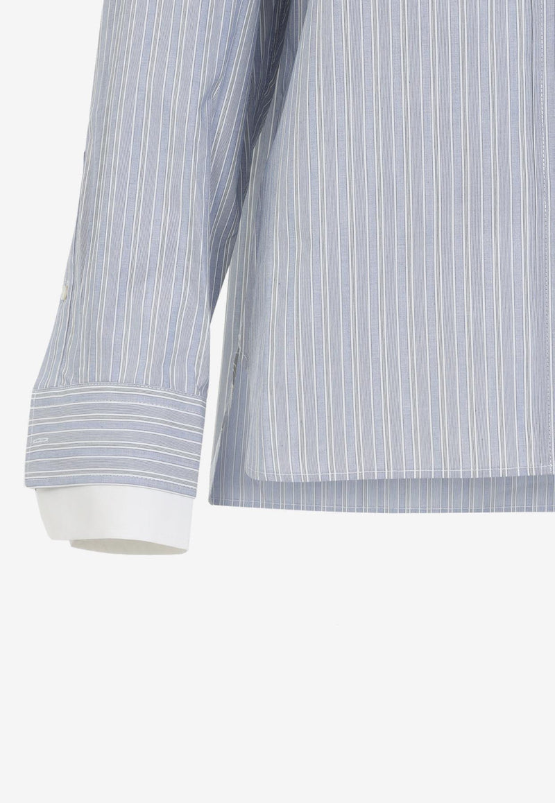 Double-Layer Striped Shirt