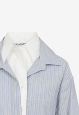 Double-Layer Striped Shirt