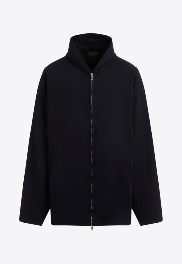 Zip-Up Hooded Sweatshirt