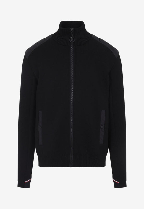 Wool Zip-Up Cardigan