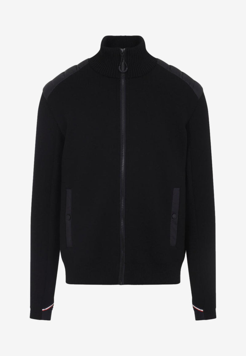 Wool Zip-Up Cardigan