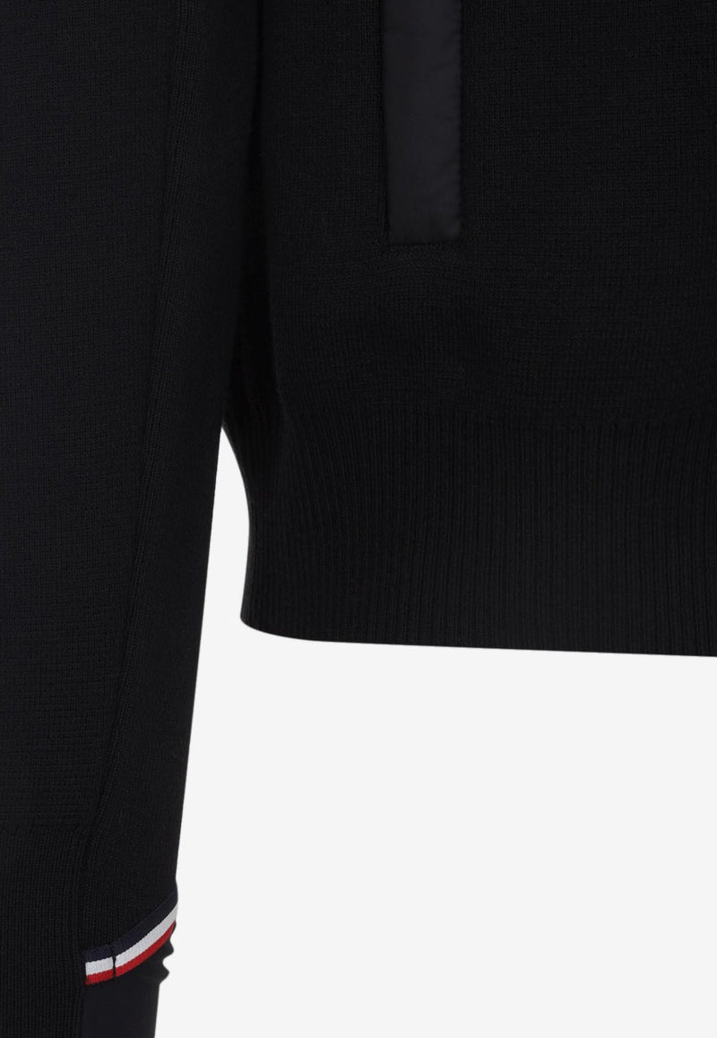 Wool Zip-Up Cardigan