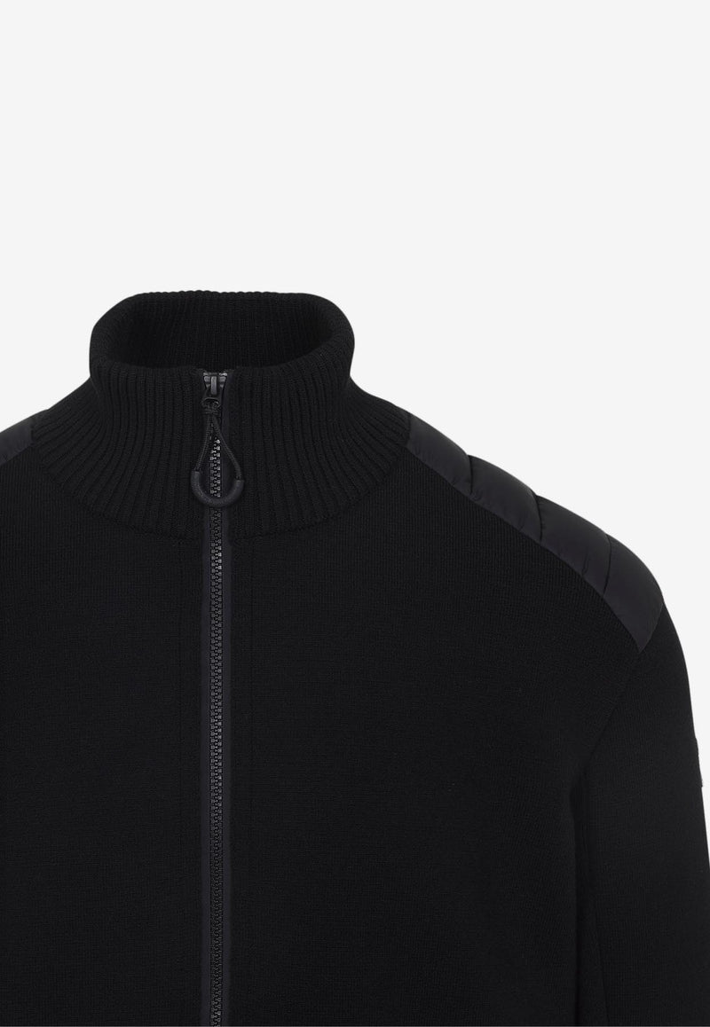 Wool Zip-Up Cardigan