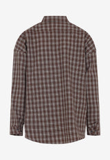 Check Grain De Poudre Wool Shirt