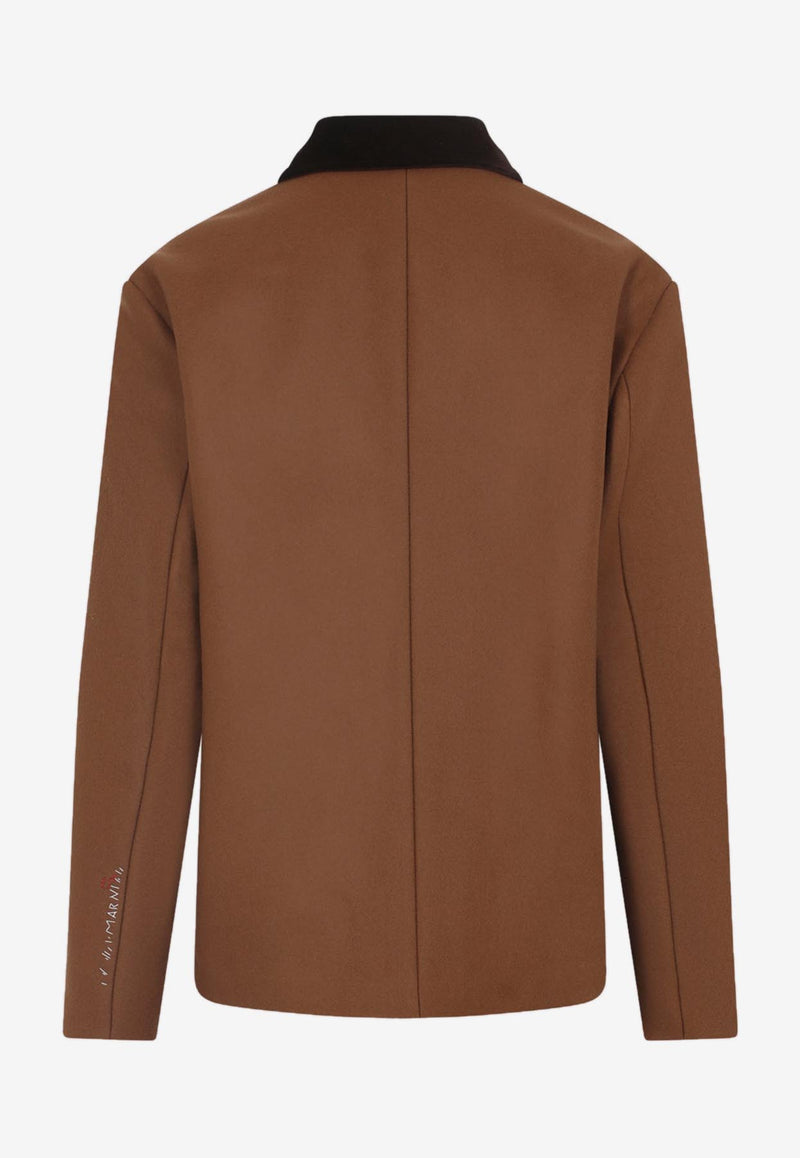 Double Splittable Wool Felt Workwear Jacket