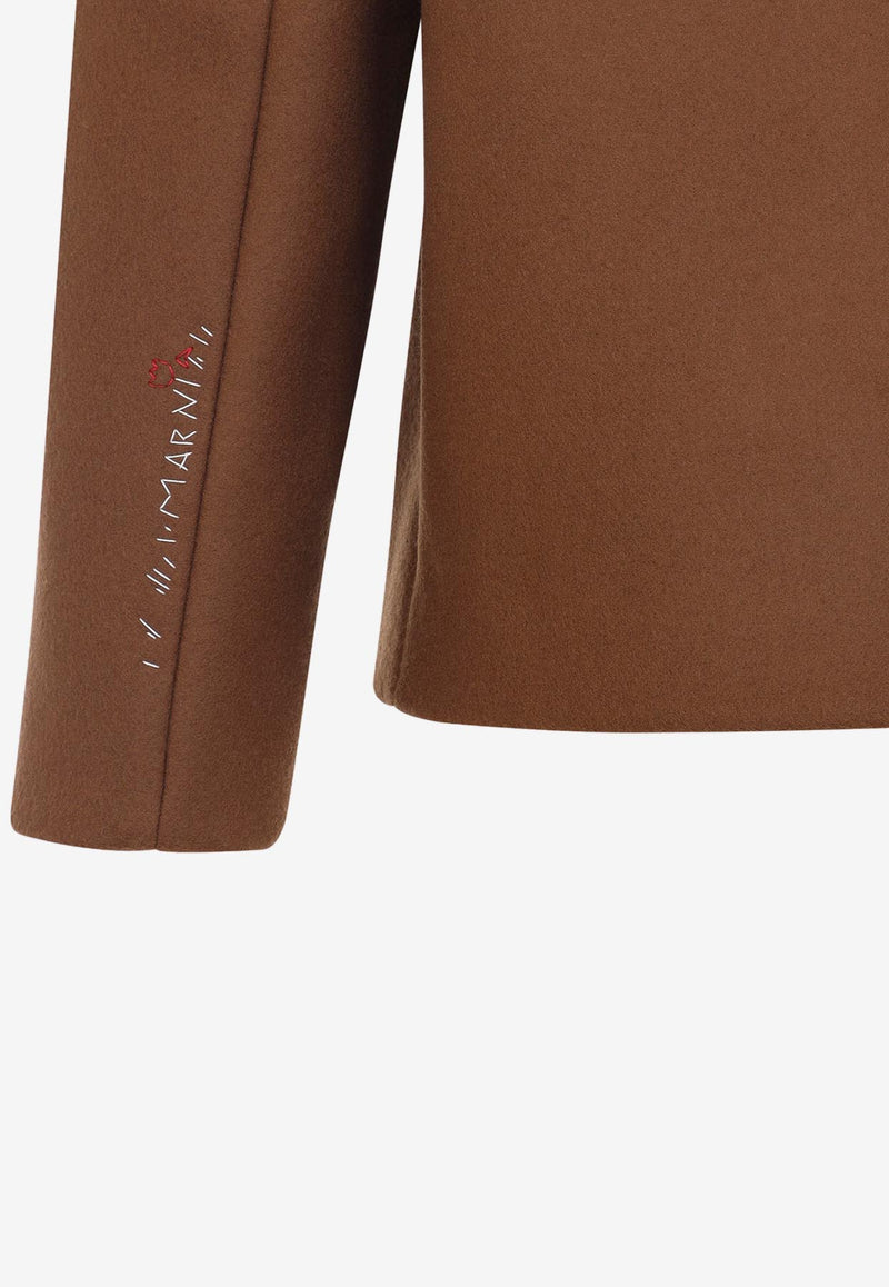 Double Splittable Wool Felt Workwear Jacket