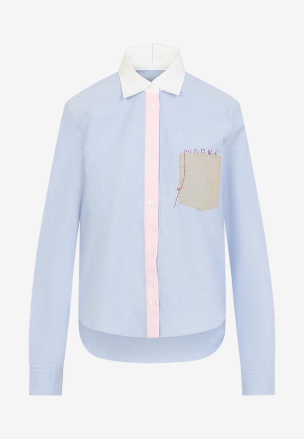 Baby Shirt with Embroidered Front Pocket