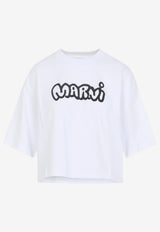 Logo Lettering Cropped  T-shirt