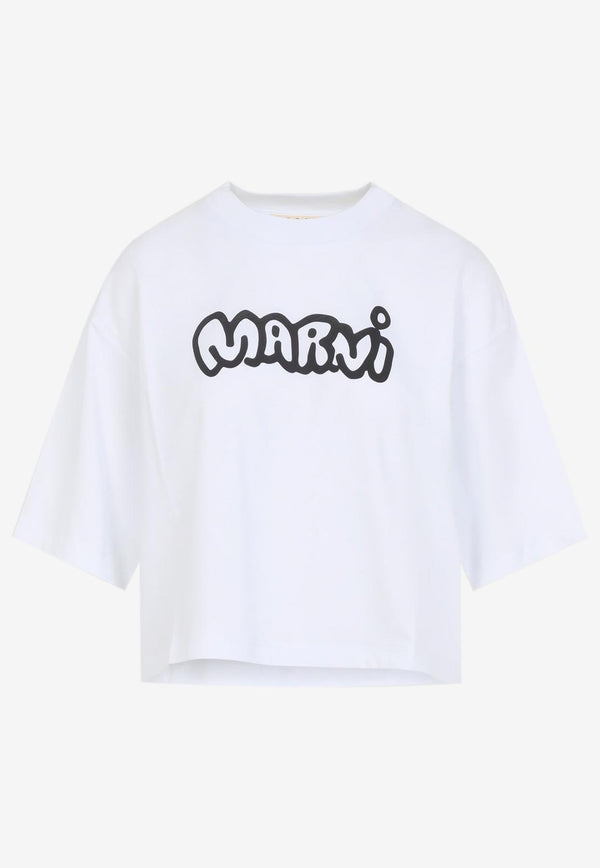 Logo Lettering Cropped  T-shirt