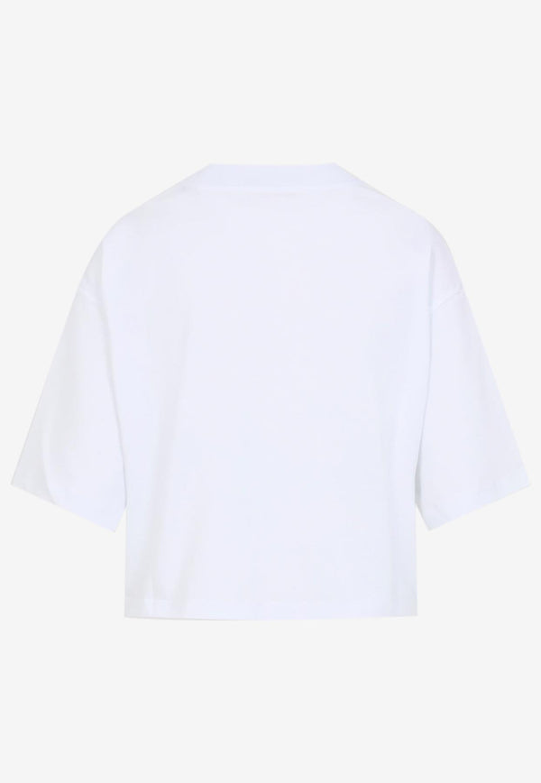 Logo Lettering Cropped  T-shirt