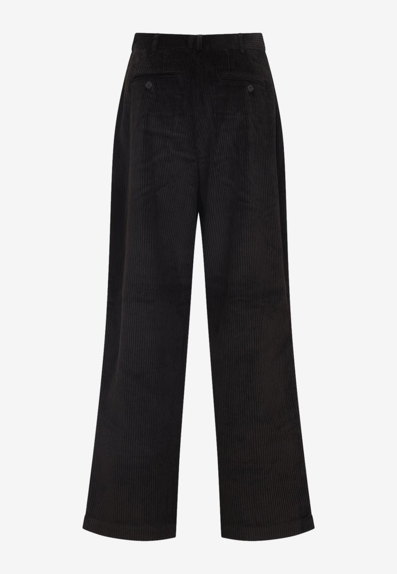 Norstrand Pleated Corduroy Pants