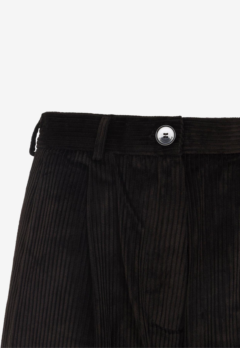 Norstrand Pleated Corduroy Pants