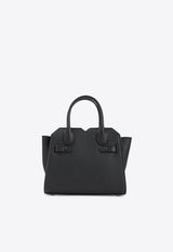 Micro Milano Leather Top Handle Bag