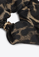 Silk and Cashmere Scrunchie with Cassandre