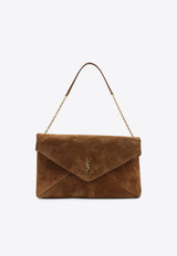 Envelope Suede Shoulder Bag