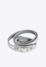 City Studded Triple Bracelet